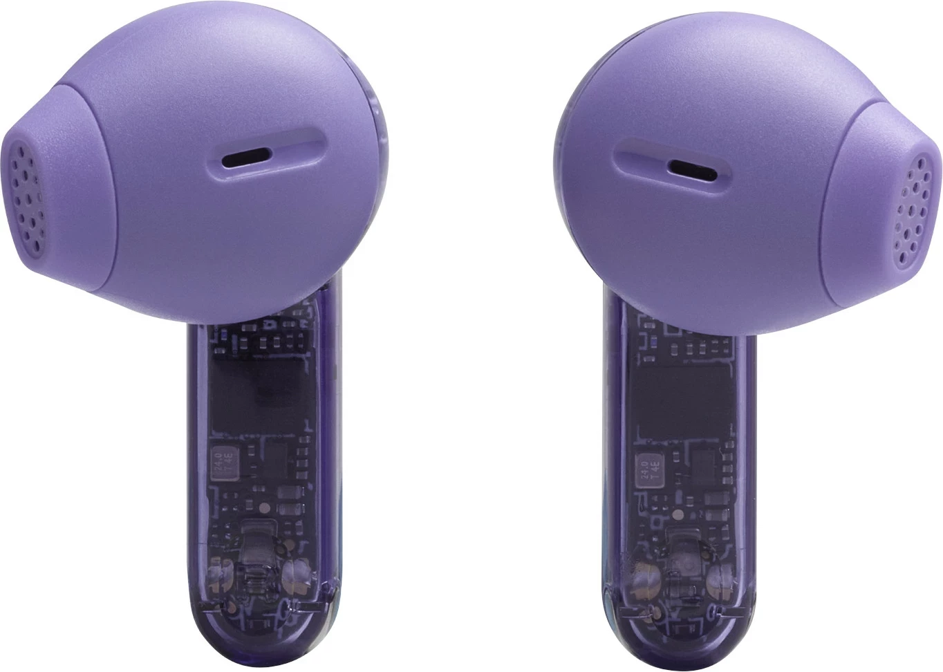 Kufje JBL Tune Flex 2, wireless in-ear, Adaptive Noise Cancelling, JBL Pure Bass & Spatial Sound, deri 48 orë bateri, Ghost Edition, Purple