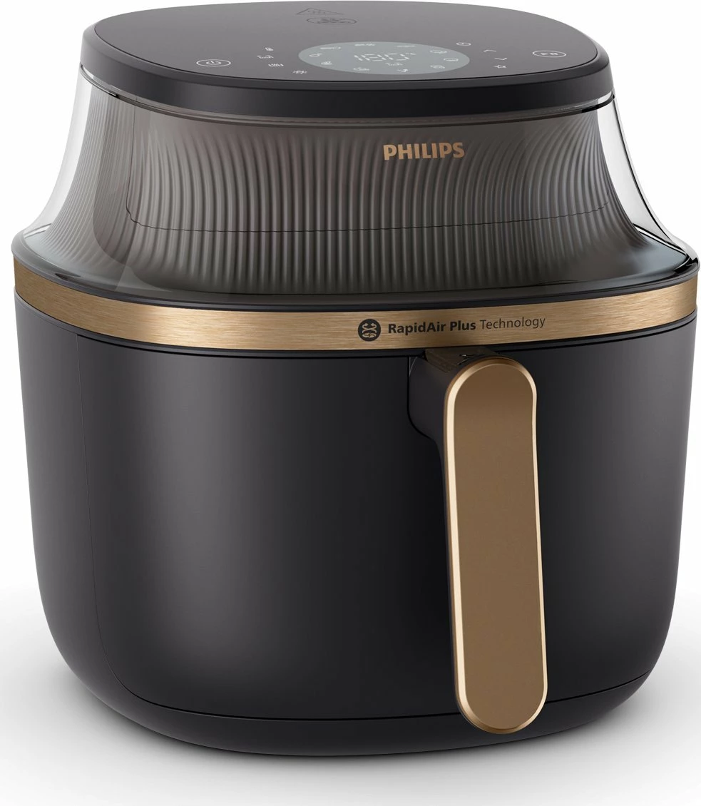 Fritezë me ajër Philips Ovi XL NA332/00, 6.2L, 1700W, e zezë