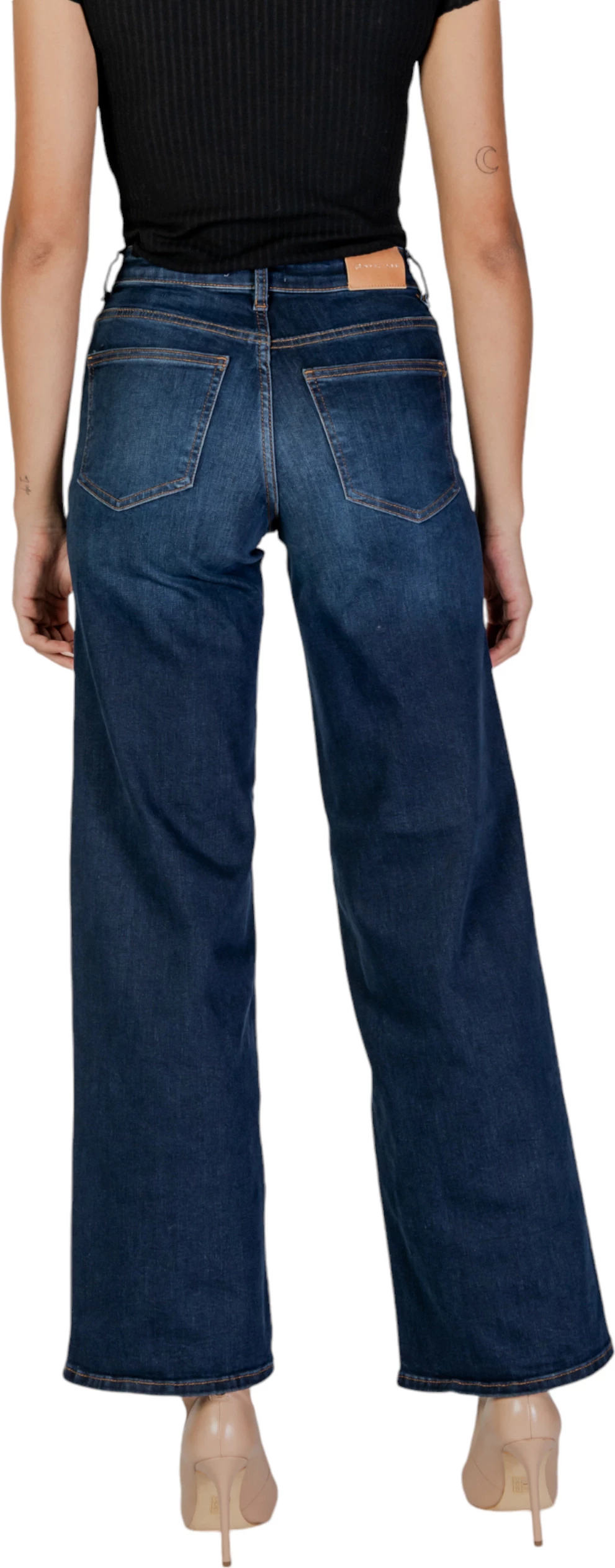 Xhinse për femra Only ONLMADISON Blush HW Wide TAI081, denim i errët [Madhësia: S/32]