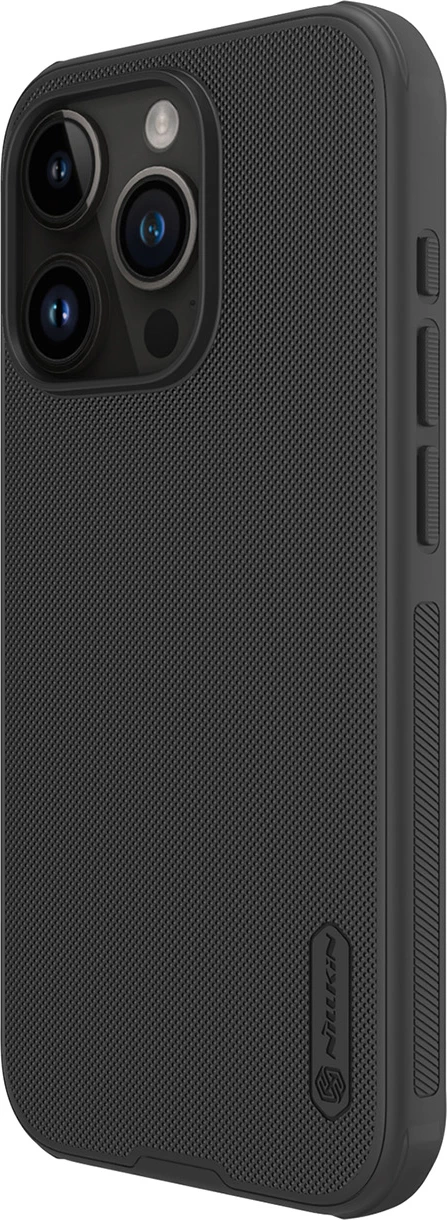 Mbështjellës Nillkin Super Frosted Shield Pro Magnetic për iPhone 15 Pro, i zi