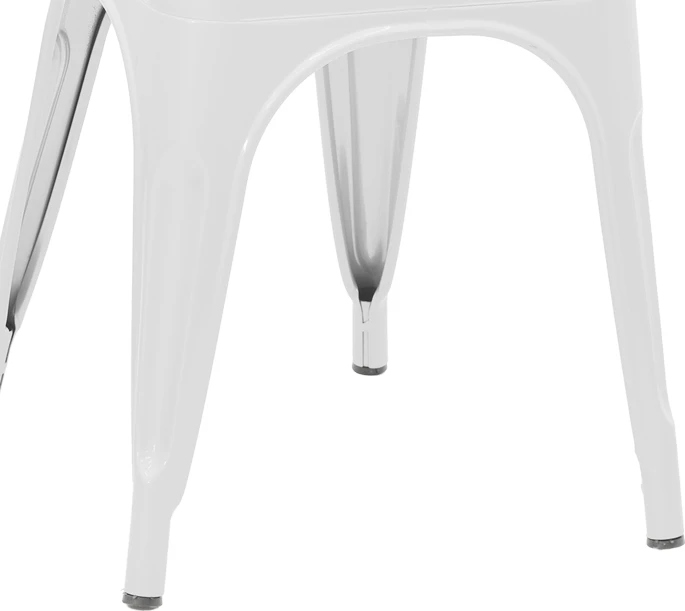 Karrige Utopia metalike e bardhë 44x44x85cm