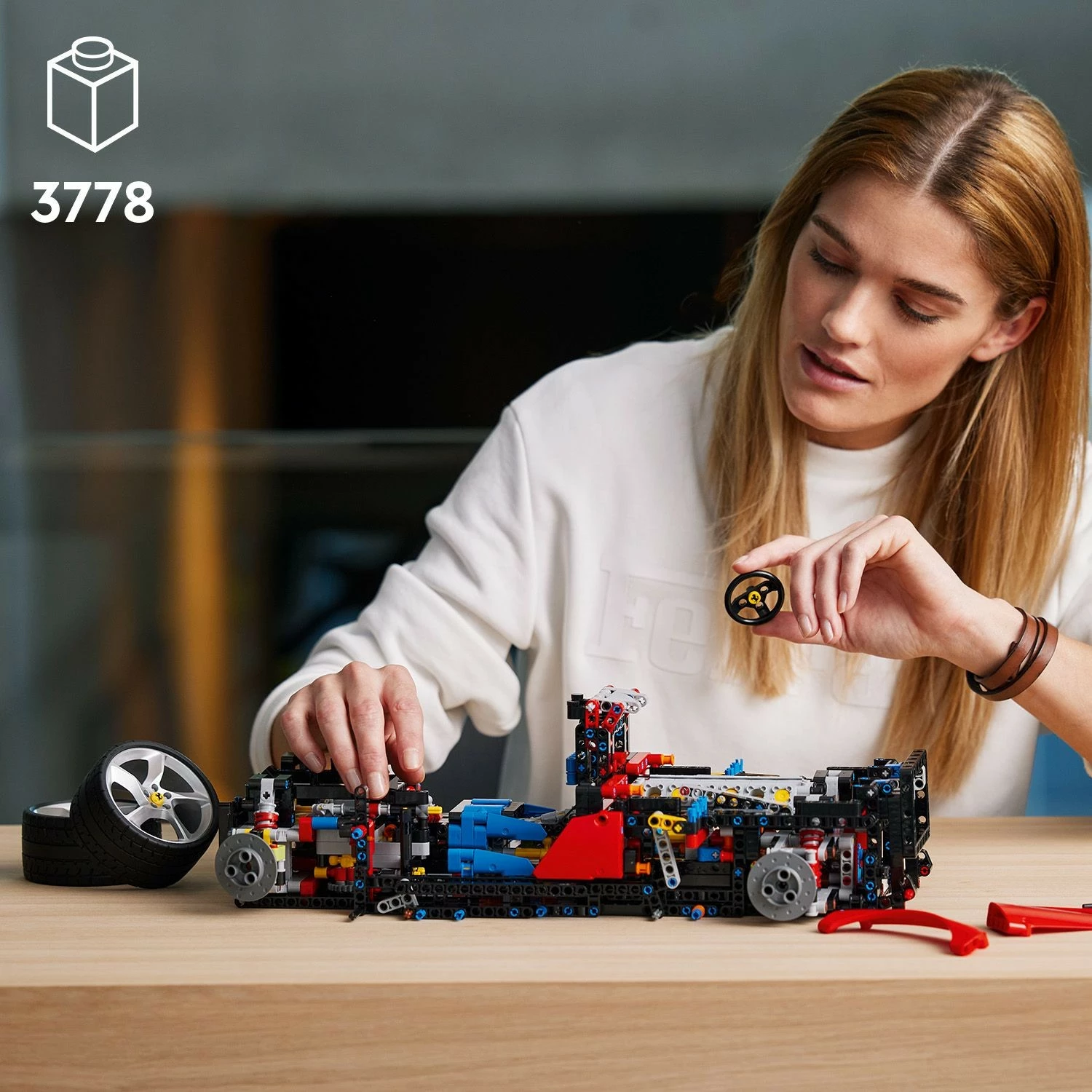 Set ndërtimi LEGO Technic Ferrari Daytona SP3, 3778 pjesë, plastikë, 6.99 kg
