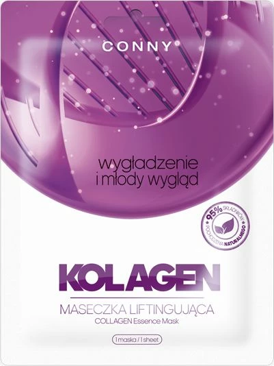 Maskë fytyre Conny Collagen Essence Mask 23g, maskë në fletë (1 copë)