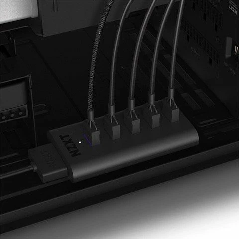 Hub USB i brendshëm NZXT Internal USB Hub Gen3 AC-IUSBH-M3, 4x USB 2.0, i zi