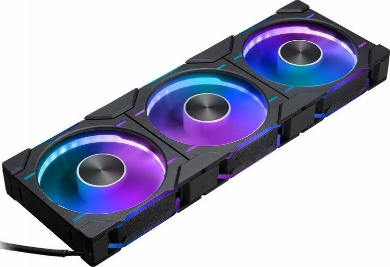 Ventilator kasë PC Phanteks D30-120 D-RGB Reverse, 120mm, PWM 4-pin, 3 copë, i zi