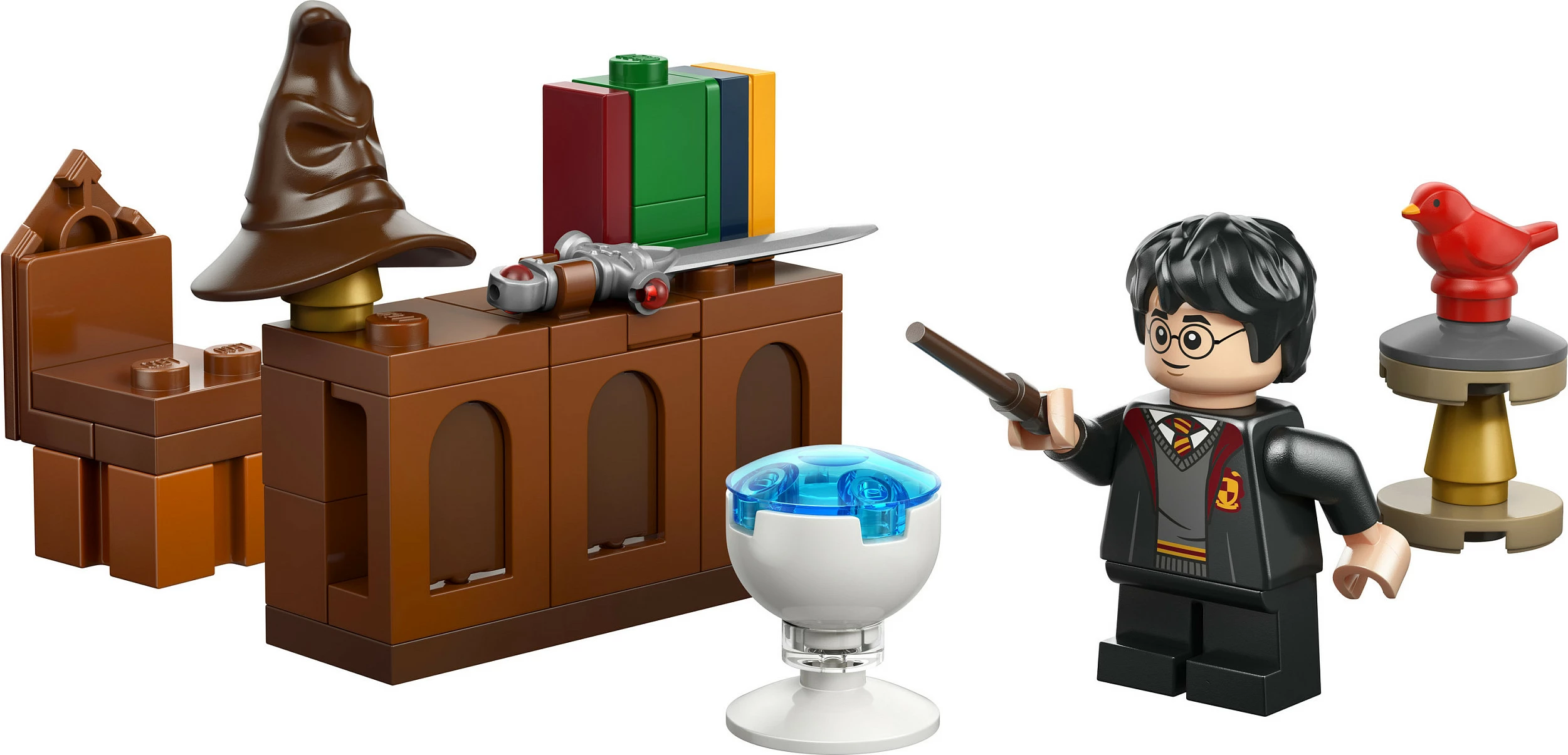 Set ndërtimi LEGO Harry Potter Zyra e Dumbledore-it 30724, 42 copë, 6+, shumëngjyrësh