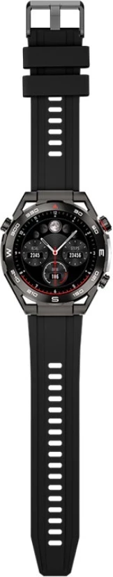 Smartwatch Moye Ares 1.43\" AMOLED, thirrje Bluetooth, karikim wireless, IP67, set me 3 rripa, e zezë