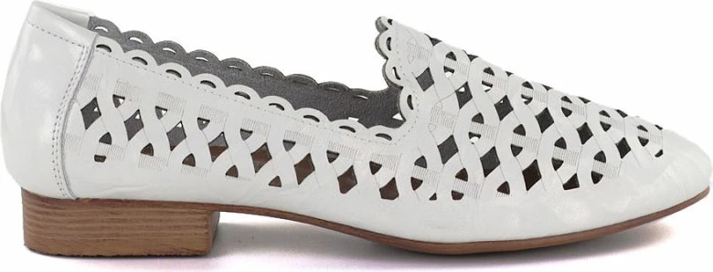 Këpucë lëkure për femra Jezzi OL50-1, të bardha