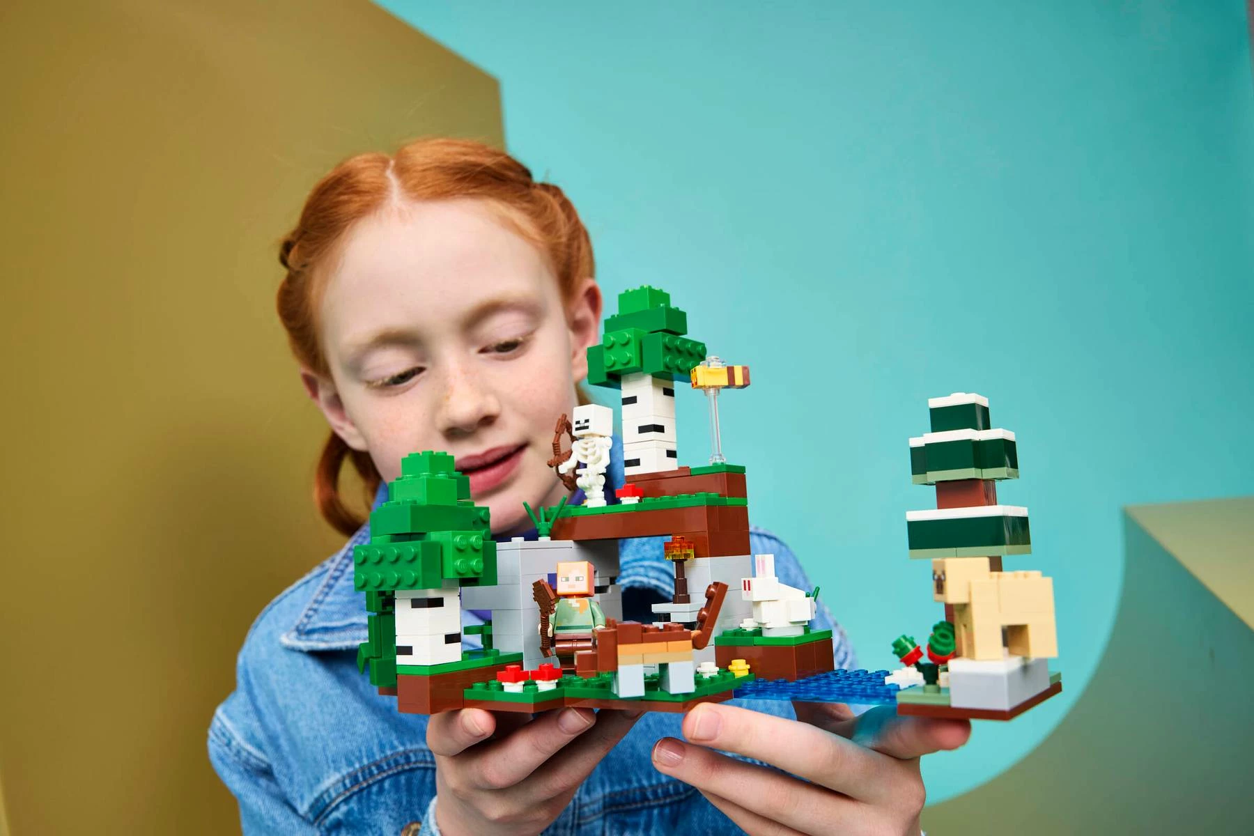 Set LEGO Minecraft LEGO First Night Adventure 21593, 301 pjesë (8+)