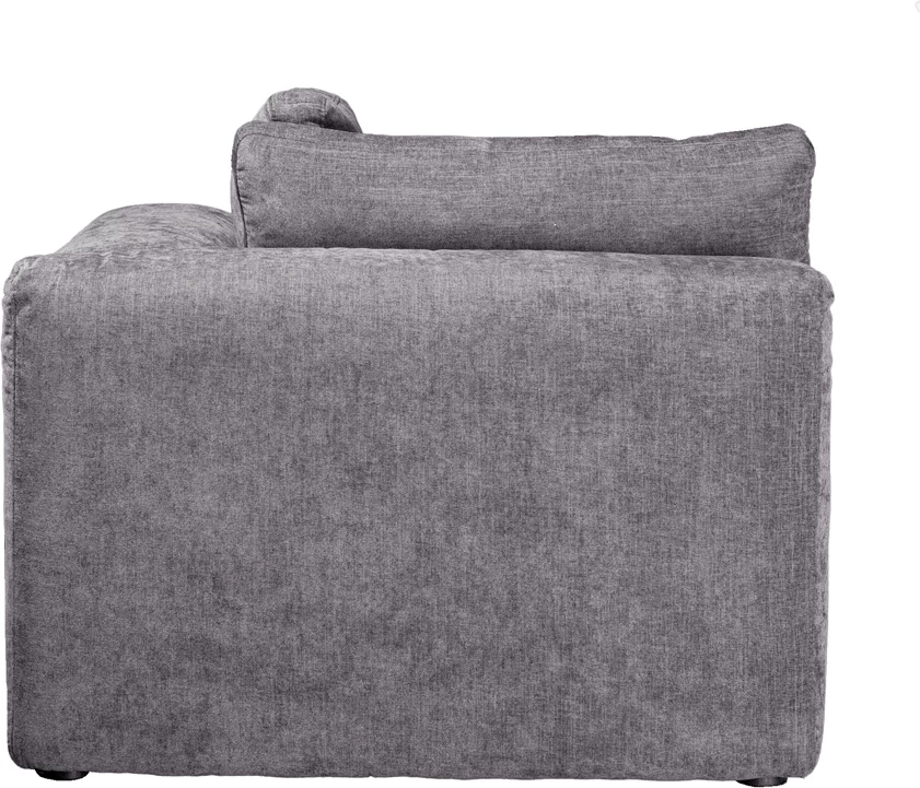 Karrige këndi BOX me krah të kthyeshëm, gri Vogue 14, 107x107x85cm