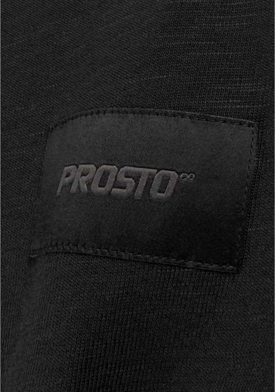 Maicë Prosto Jacquard Label KL261MTEE1042, e zezë [Madhësia: XL]