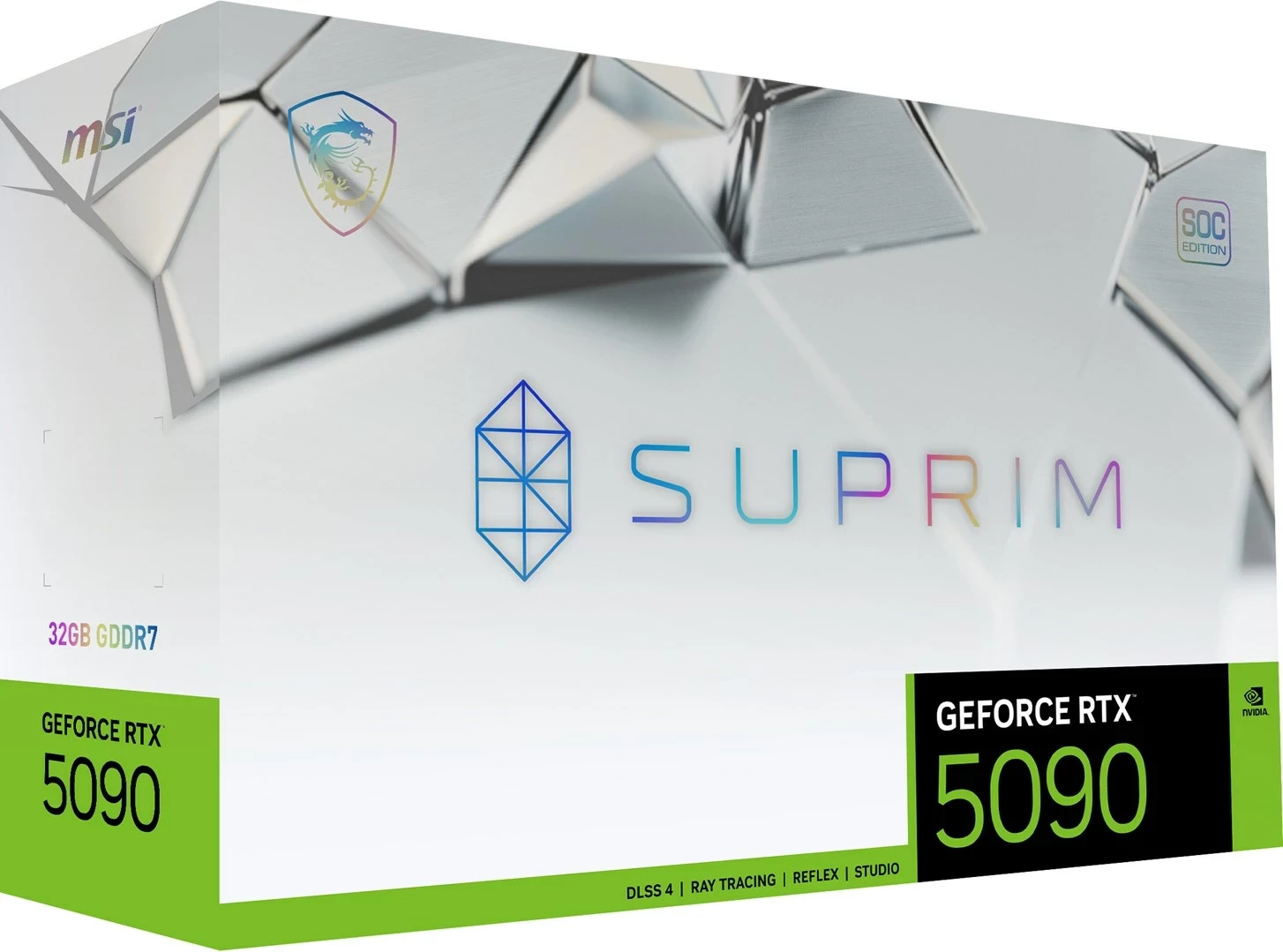 Kartelë grafike MSI SUPRIM GeForce RTX 5090, 32 GB GDDR7, e zezë