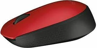 Maus wireless Logitech M171 optik nano USB 3 butona, i kuq