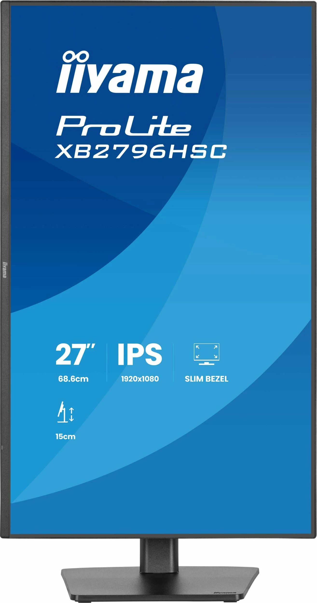 Monitor iiyama ProLite XB2796HSC-B1 27\" IPS Full HD 144Hz USB-C 65W, i zi