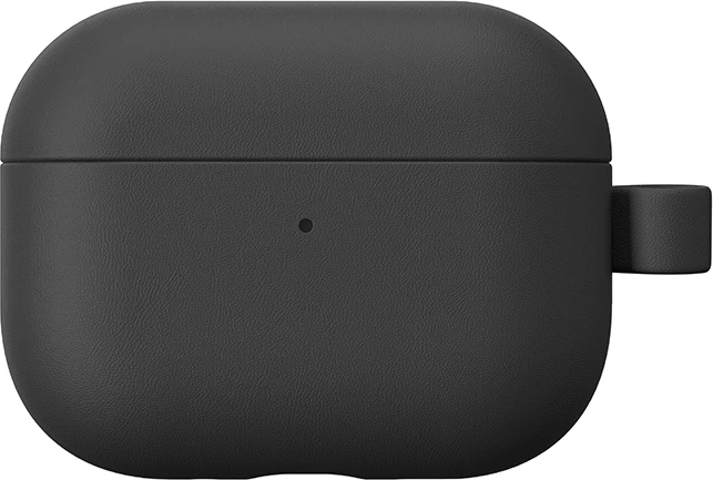 Mbështjellës kufje AmazingThing Glamour për AirPods Pro 3, lëkurë poliester me mikrofibër, kompatibil me karikim pa tela, me karabinë, zi