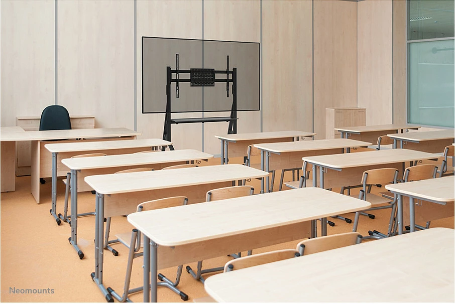 Karrocë multimedia Neomounts FL50-525BL1, Newstar, për ekrane të sheshta deri në 86", e zezë