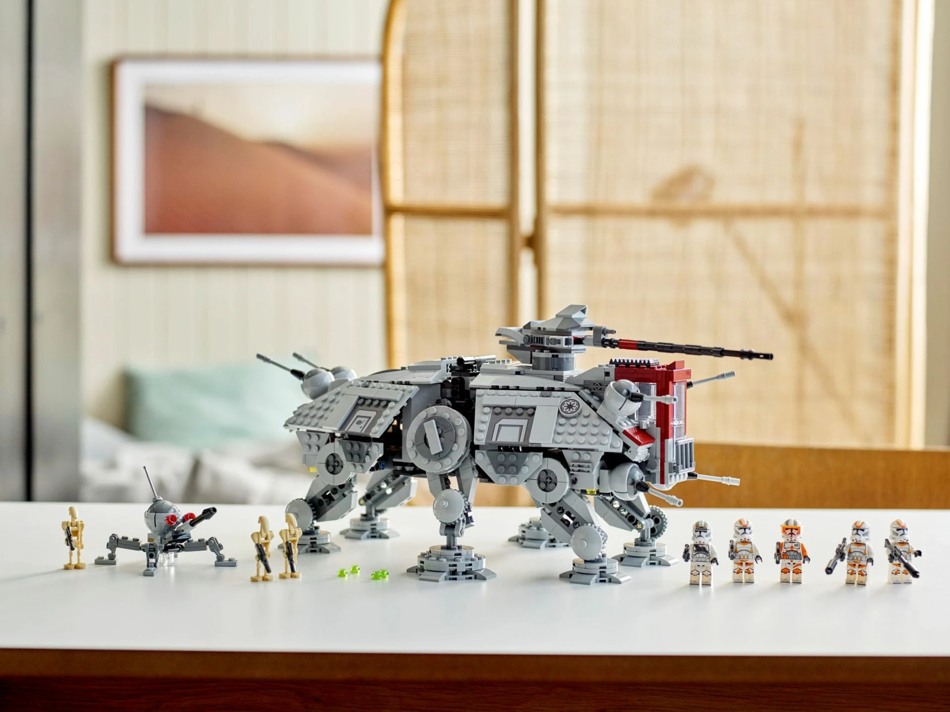 Set LEGO Star Wars AT-TE Walker 75337, 1082 copa, 9+