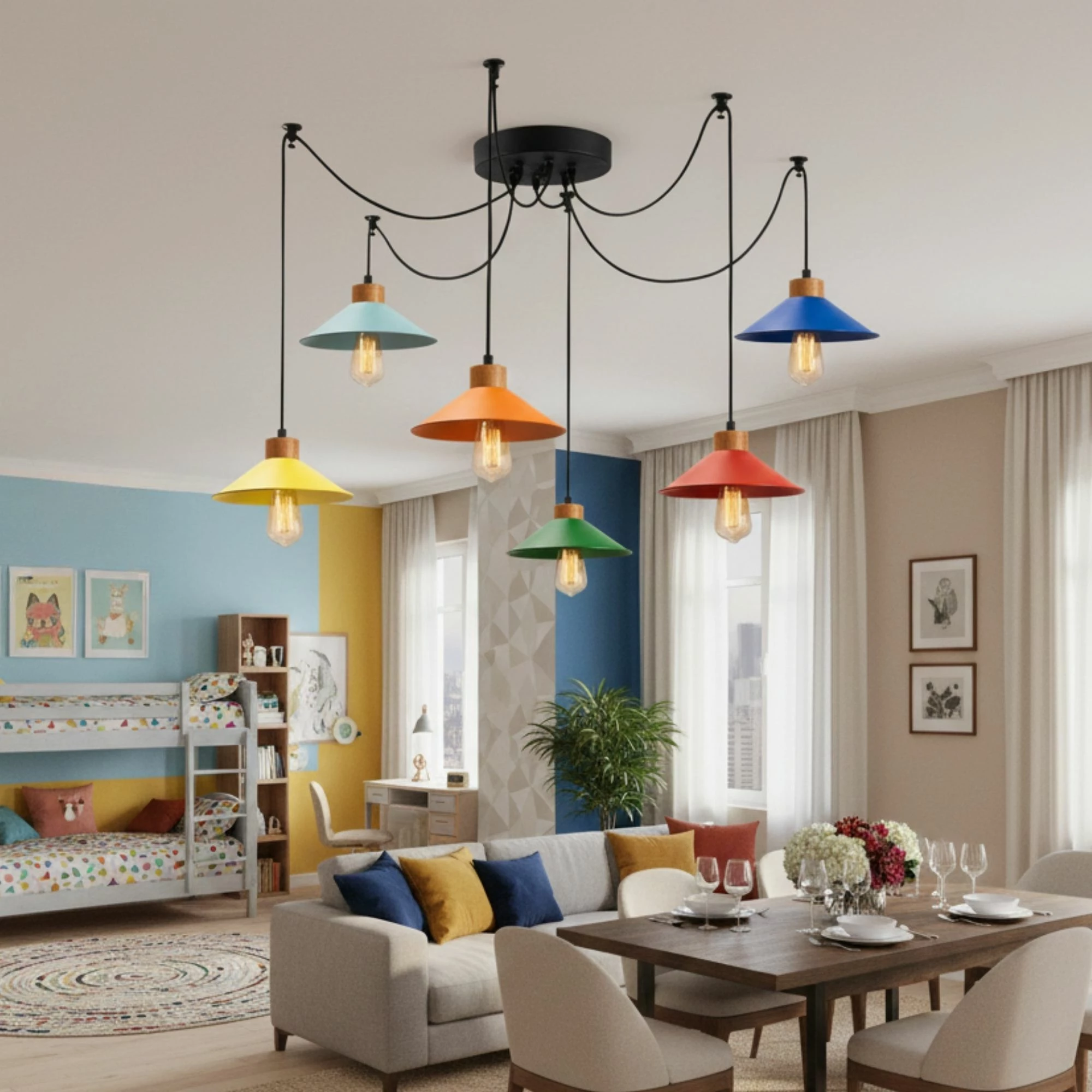 Llambë tavani Opviq Manavgat, shumëngjyrëshe, N-565