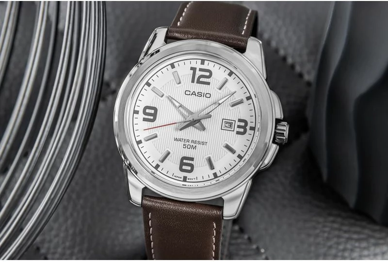 Orë dore për meshkuj CASIO MTP-1314PL-7AVEF, kafe