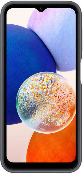 Mbështjellës Samsung EF-OA146TBE me xhep karte për Galaxy A14, i zi