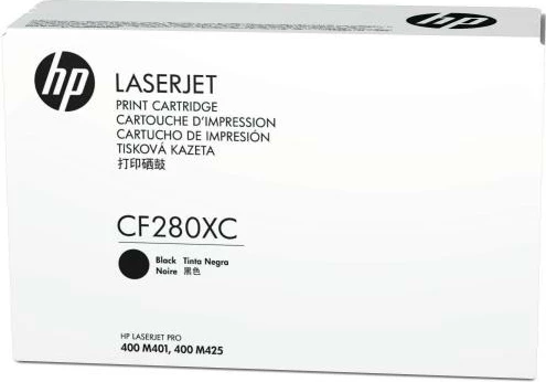 Toner, HP, 80X CF280XC, rendiment i lartë 5,550–8,800 faqe, origjinal, i zi