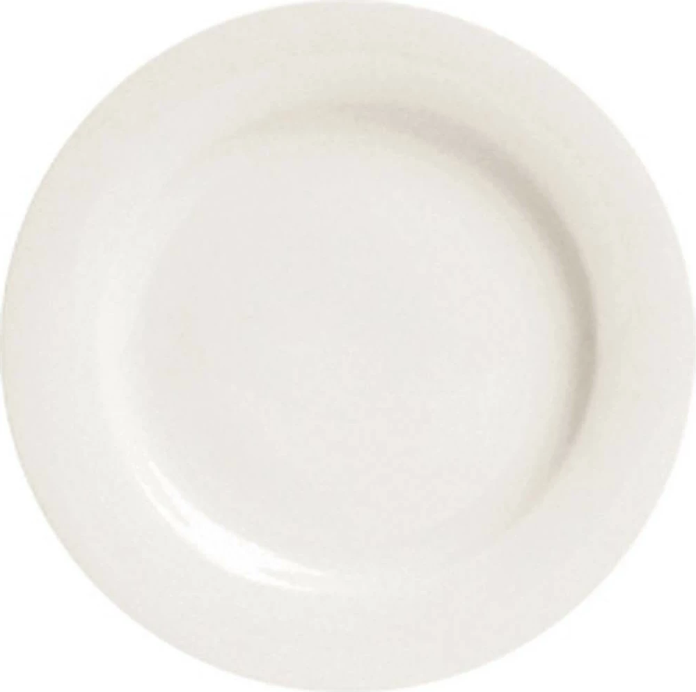 Pjatë porcelani Porland Dove Ø230 mm, krem, set 6 copë