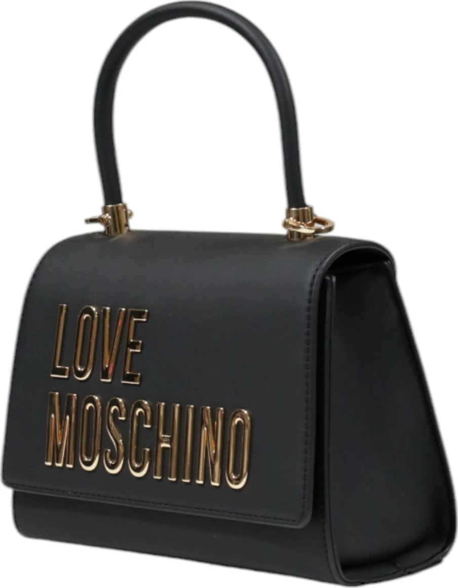 Çantë dore për femra Love Moschino JC4024PP1, e zezë/ari