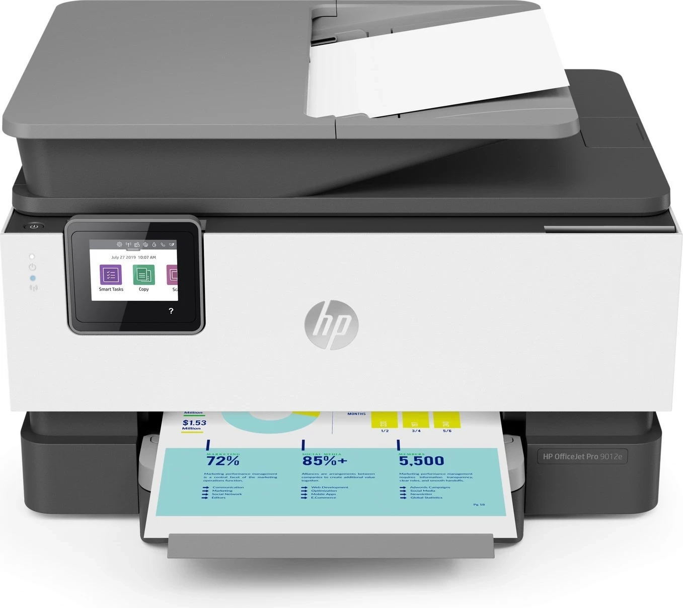 Shtypësja HP, OfficeJet Pro 9012e, me Wi-Fi