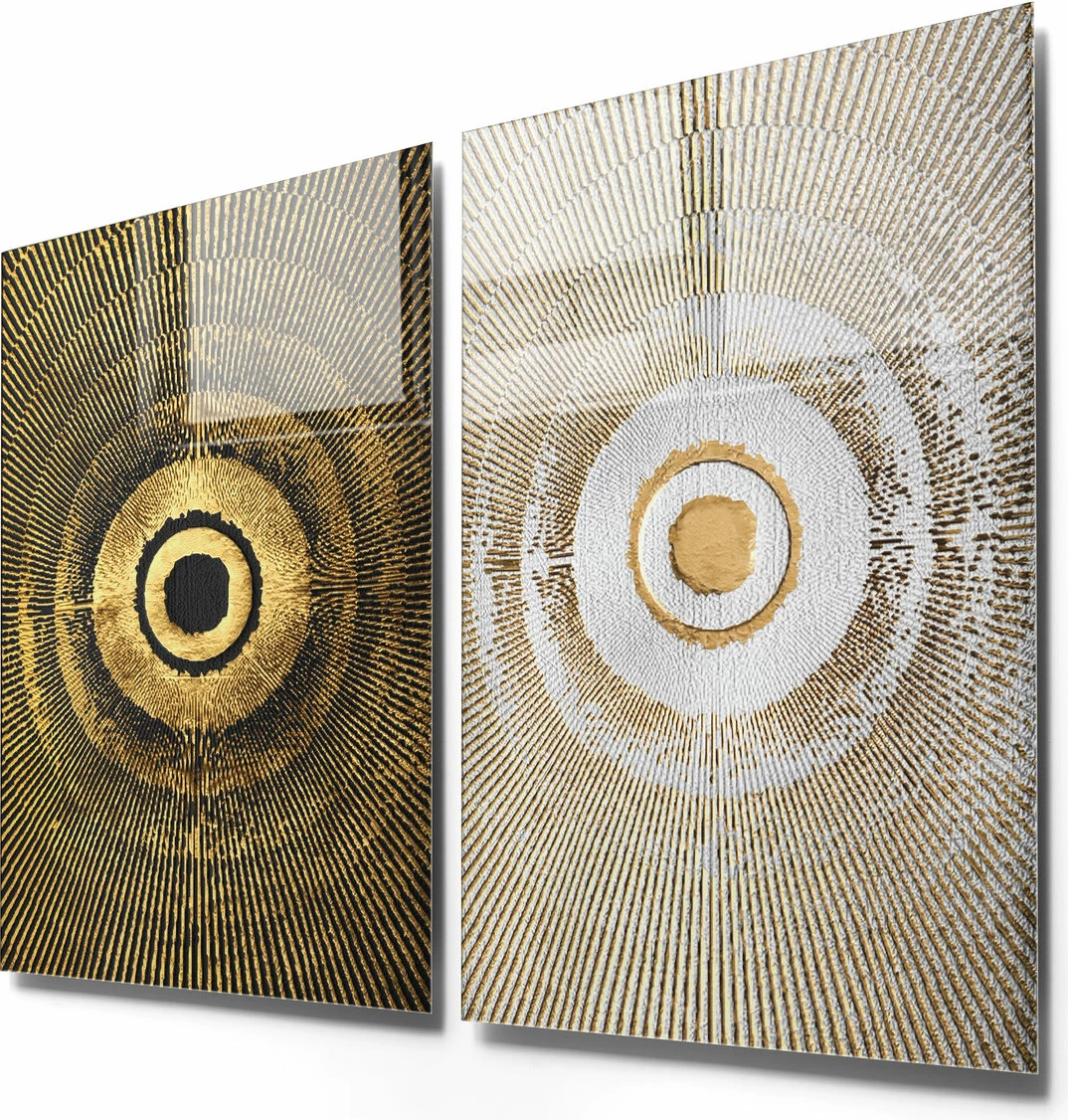Pikturë dekorative xhami e temperuar (2 copë), Wallity, 70x100cm