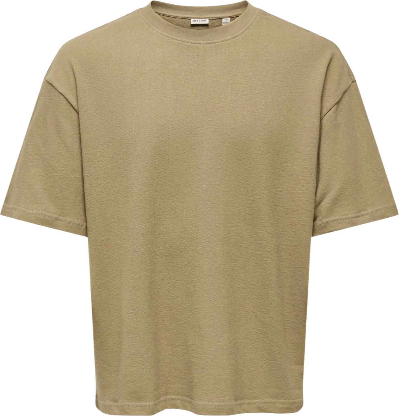 Maicë për meshkuj Only & Sons Onslenny Ovz Ss Strct Tee Noos 22036392, kafe [Madhësia: XL]