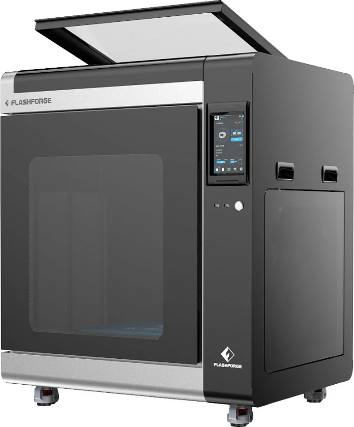 Printer 3D Flashforge Creator 4A, volum printimi 400×350×500 mm, Wi‑Fi/Ethernet, ekran 7", zezë/gri