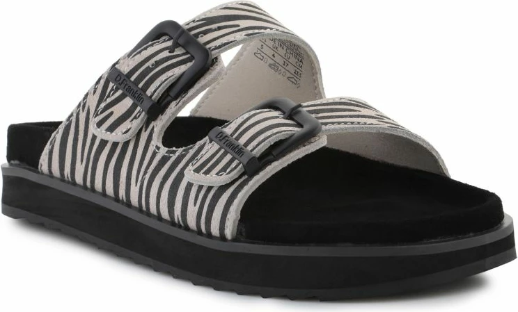 Sandale D.Franklin, zebra