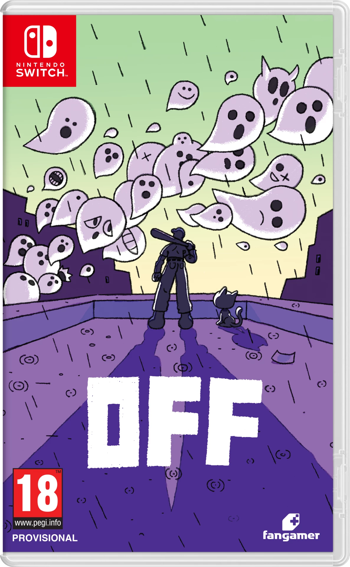 Lojë Nintendo Switch Mortis Ghost & Fangamer OFF, edicion fizik, PEGI 18, me manual dhe kartë arti