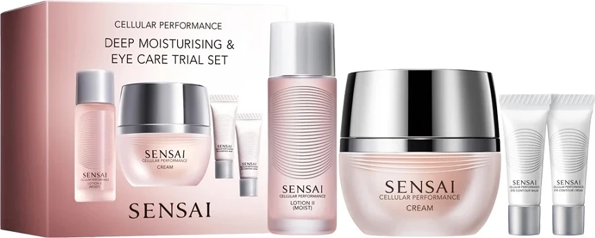 Set krem fytyre dhe sysh Sensai Cellular Performance për femra, 40ml + 20ml + 2ml + 2ml