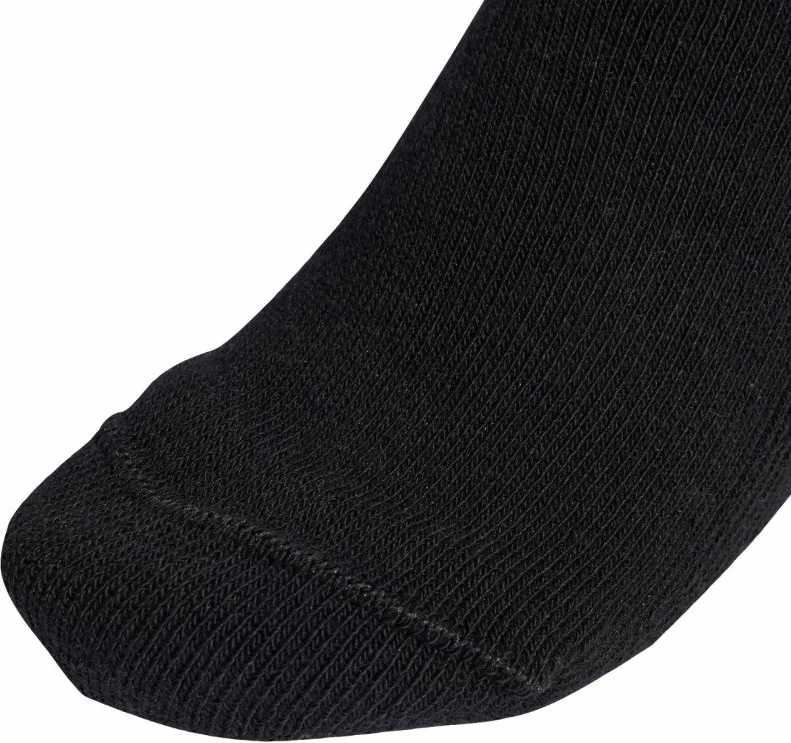 Çorape crew adidas Cushioned Linear KF9092, të zeza, 10 palë