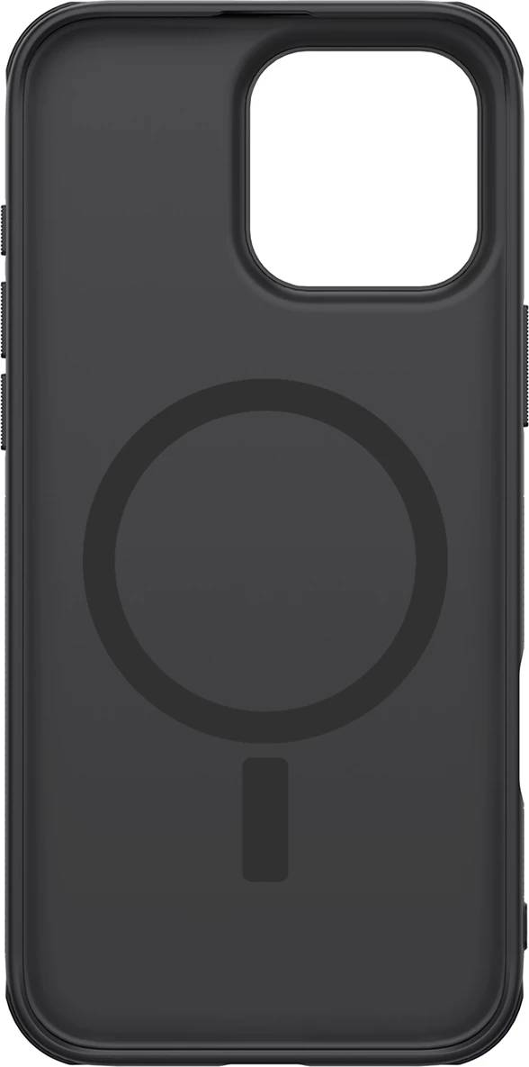 Mbështjellës Nillkin Super Frosted Shield Pro Magnetic Case për iPhone 16 Pro, i zi