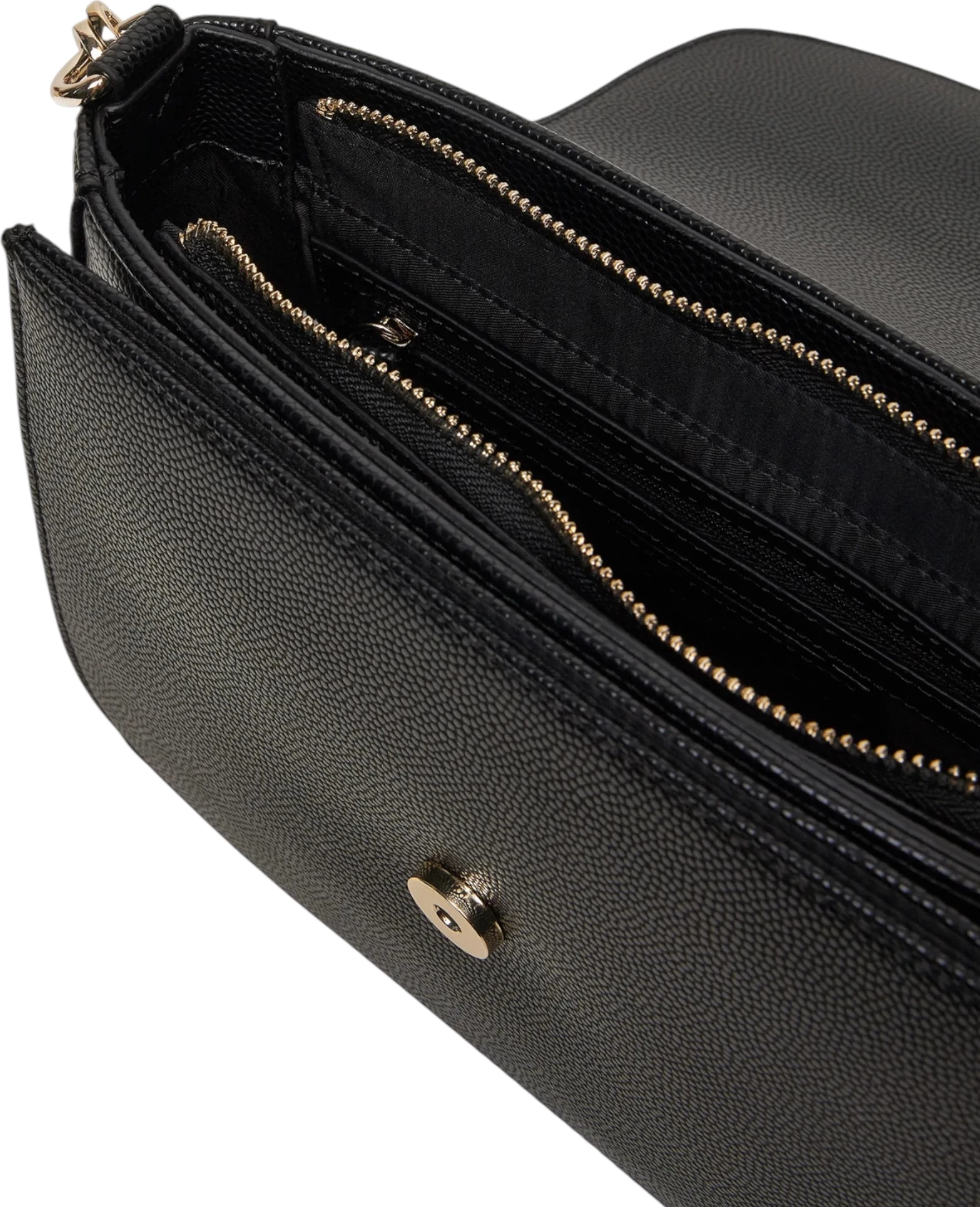 Çantë krahu për femra Valentino Bags DIVINA VBS1R404G, e zezë ari