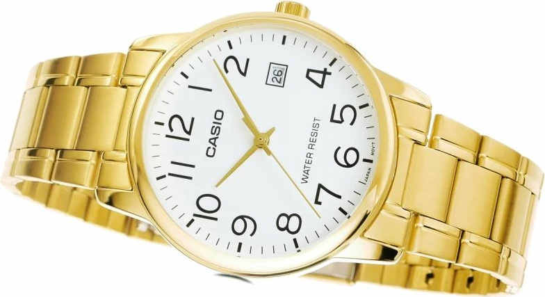 Orë dore për meshkuj Casio, ari