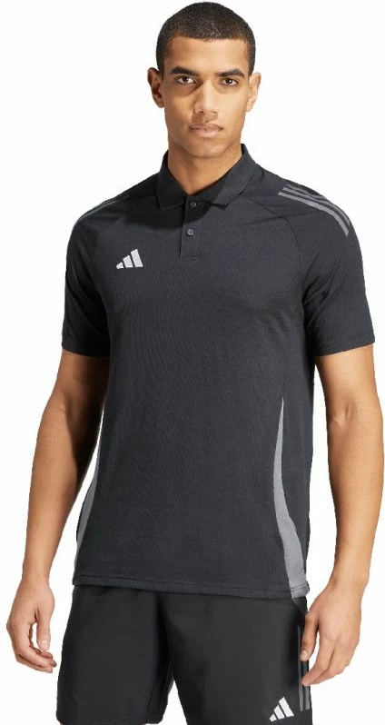 Maicë polo për meshkuj adidas Tiro 24, e zezë