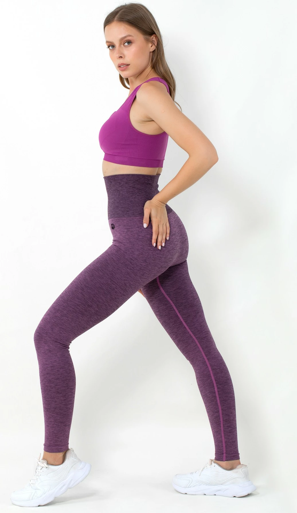 Tuta pa qepje ngjyrë vjollcë Jumeon, 001-001372