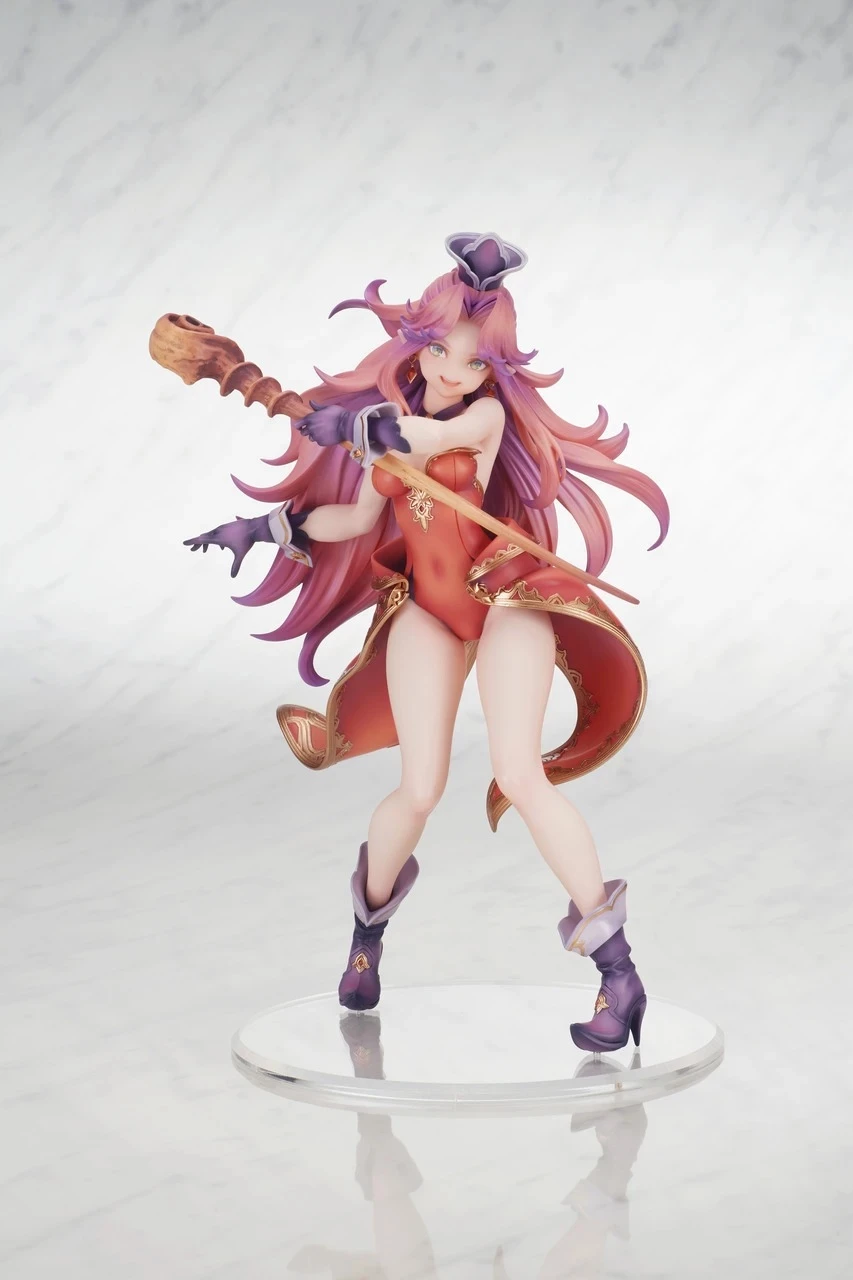 Figurinë koleksionuese Square Enix Trials of Mana Angela, 23.5 cm (28.5 cm me flokë), me bazë ekspozimi