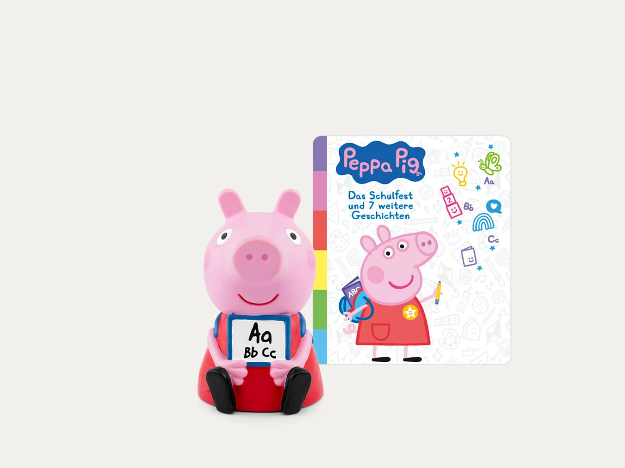 Figurinë audio tonies 11000425 Peppa Pig, 8 tregime, shumëngjyrëshe