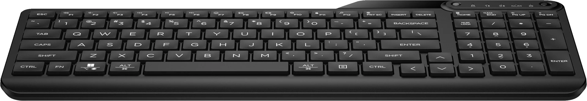 Tastierë pa tela HP 475 Dual-Mode, Full-size, Bluetooth/USB, Anglisht, e zezë