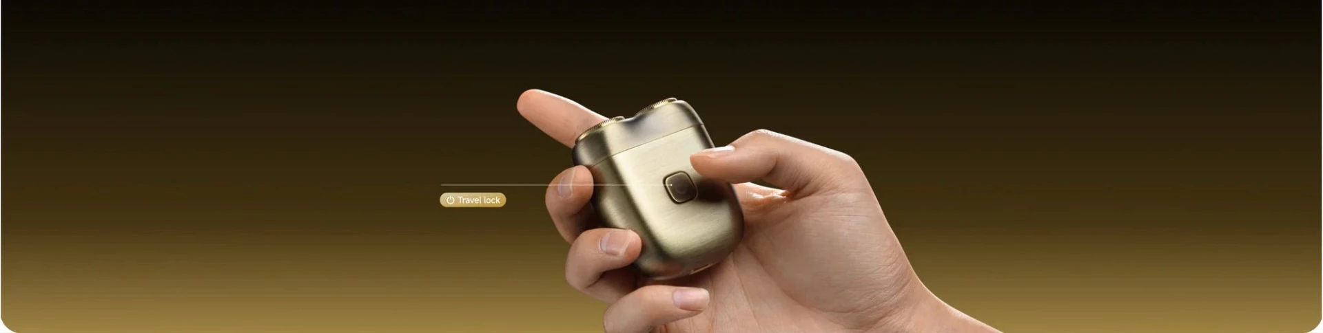 Makinë rroje Yoose Mini 2.0, udhëtimi, 8000 rpm, IPX7, karikim USB-C, e artë, set me paketim dhurate "Bounty Hunter"