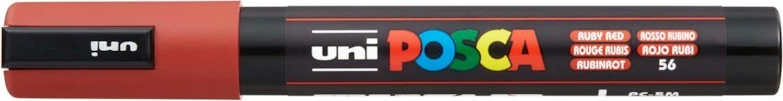 Uni-Marker Pc-5M Posca Rubin Red