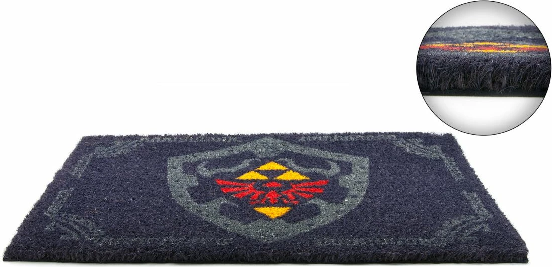 Tapet hyrjeje Pyramid The Legend of Zelda "Hylian Shield" 40x60 cm, blu e errët 3