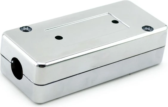 Kuti lidhëse Cat6a Equip, e mbrojtur, argjend