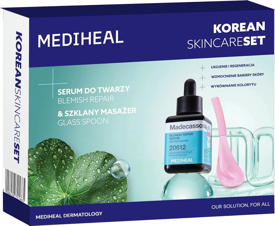 Set për fytyrë Mediheal serum & masazhues x2, 40ml, për femra
