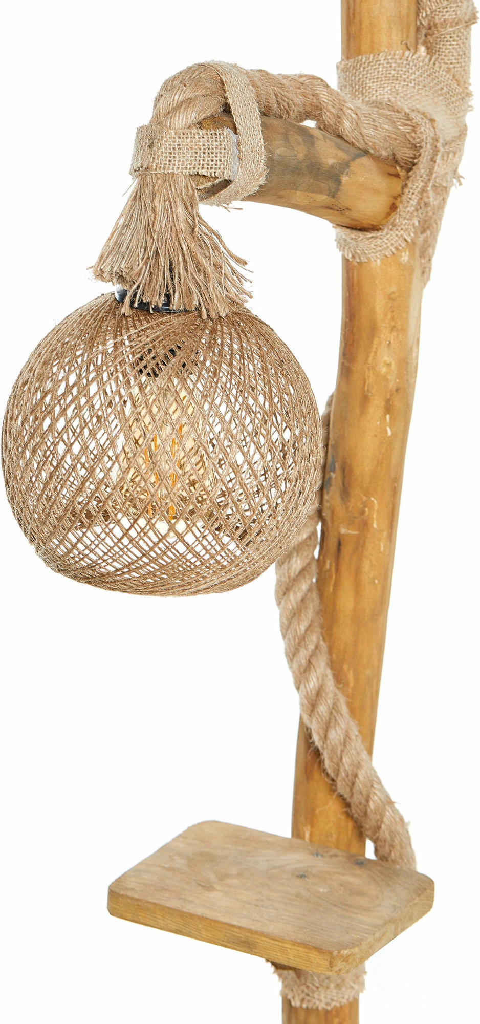 Llambë dyshemeje prej druri, dizajn pemë, ngjyrë natyrale, Arboretum, Opviq