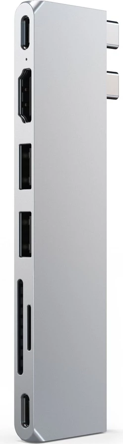 Satechi PRO HUB SLIM (1xUSB4,1xHDMI,2xUSB-A,SD/MicroSD,UHS-I up to 104MB/s) - Silver
